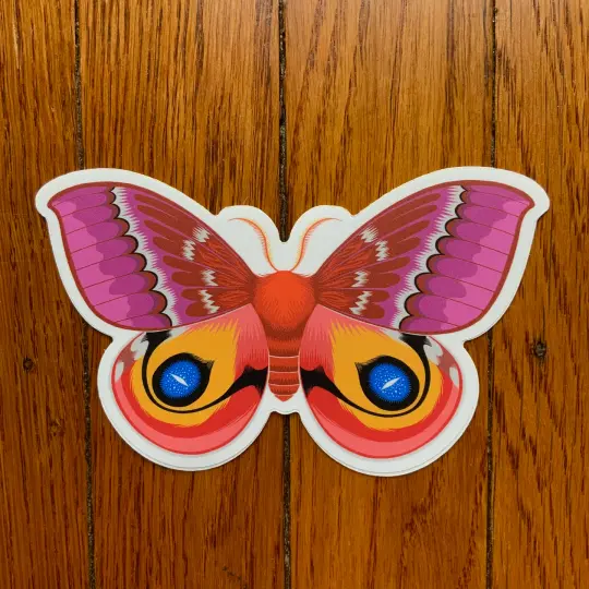 Io Moth 5" Decal
