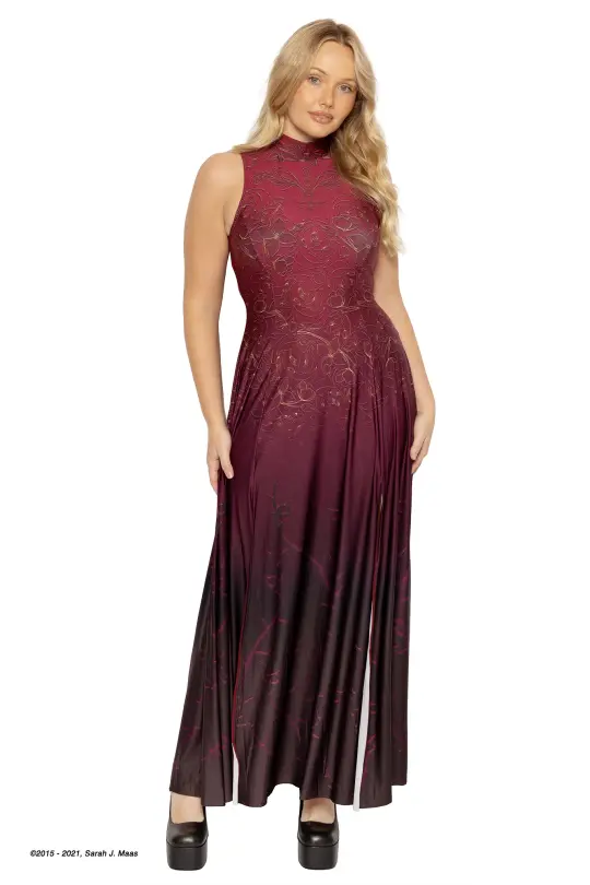 Mor Overcomes Split Maxi Dress