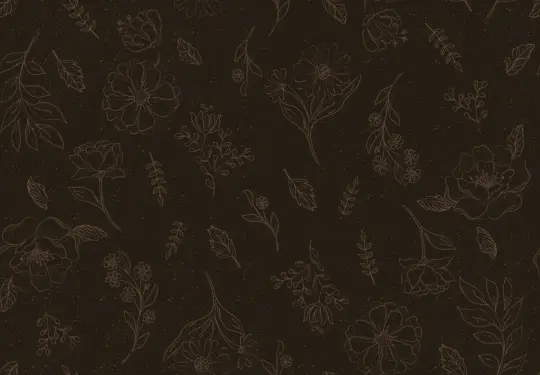 Black Sketch Floral from Orchard House