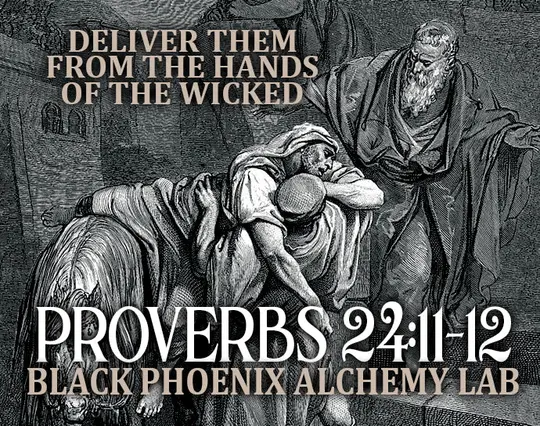 Proverbs 24:11-12 Perfume Oil