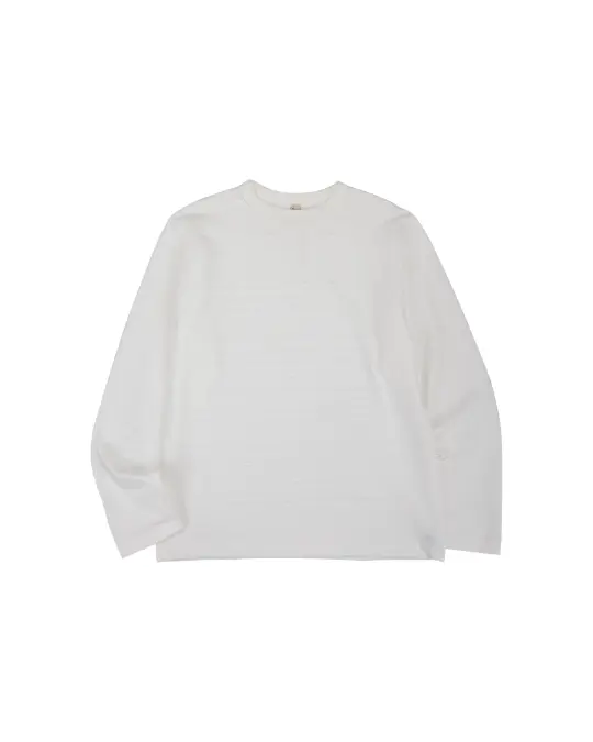Warehouse Lot. 5906 Long Sleeve Crew Neck T-Shirt Off White