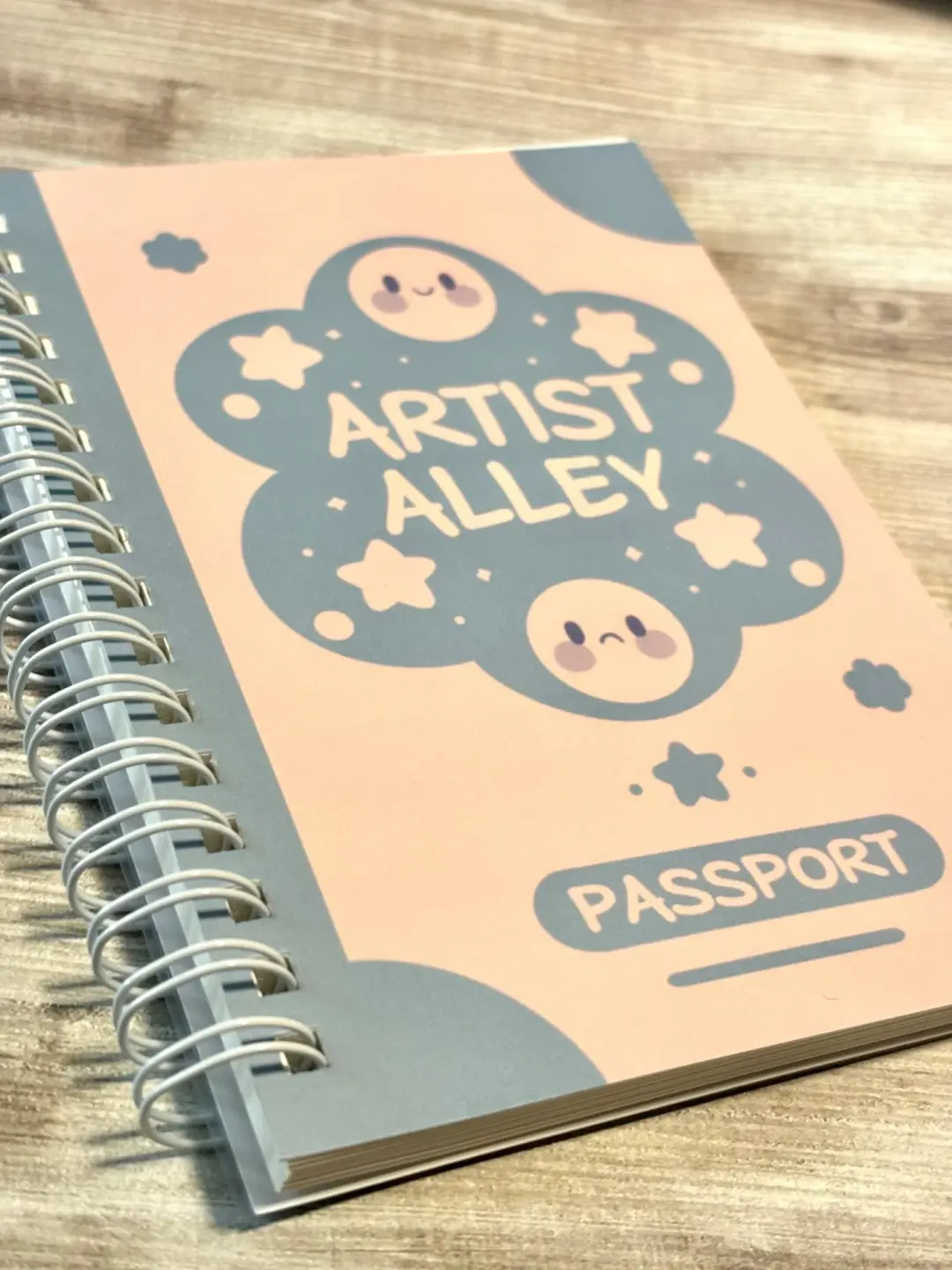Reusable Sticker Book | A6 Artist Alley Passport Notebook for Sticker Collectors