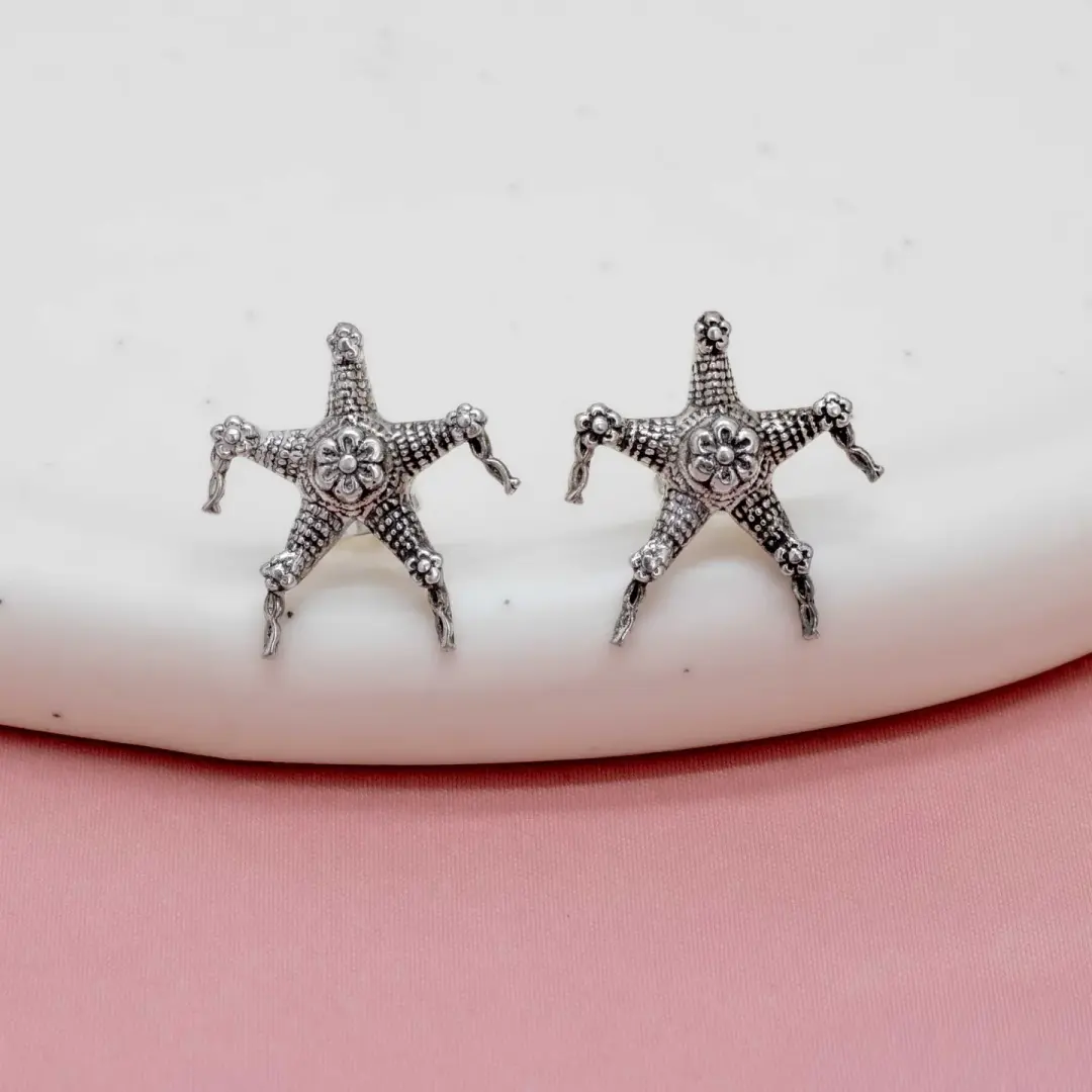 Sterling Silver Piñata Earrings