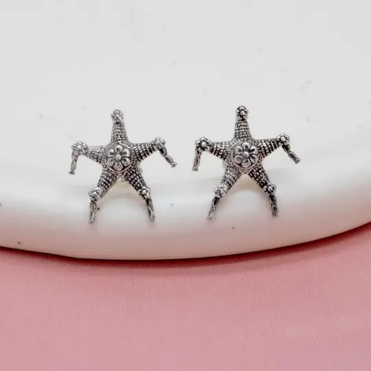 Sterling Silver Piñata Earrings