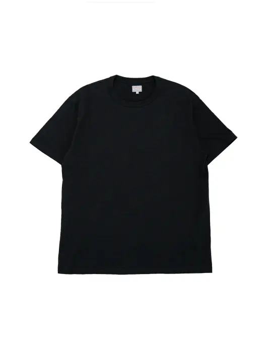 The Real McCoy's MC19010 Athletic T-Shirt / Loop-Wheel Black