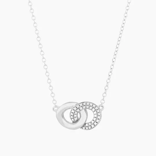 Ella Stein Entwined Discs Pendant Necklace
