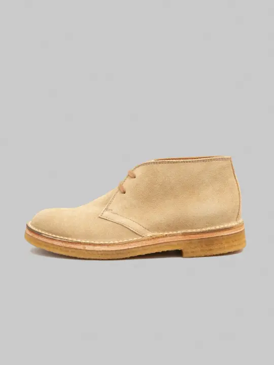 John Lofgren Military Desert Boots Japanese Suede Boots Sand