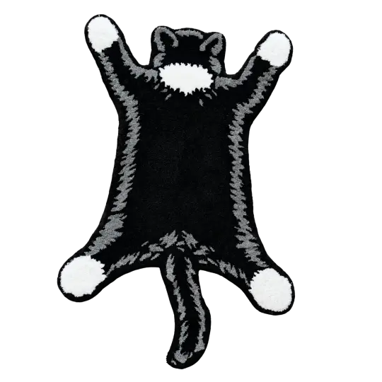 Tuxedo Cat Hunting Rug