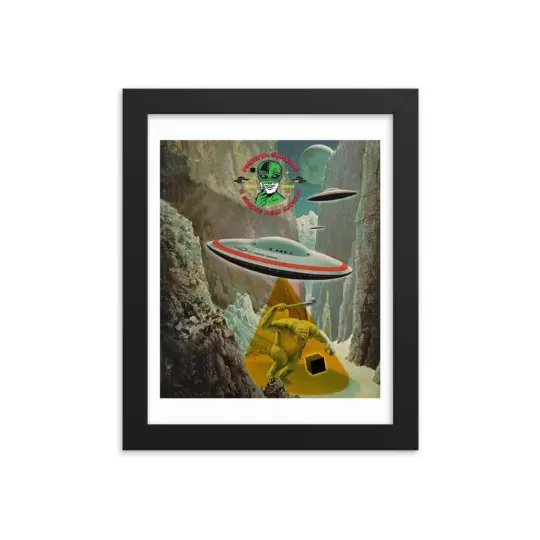 Frost Byte Framed Print