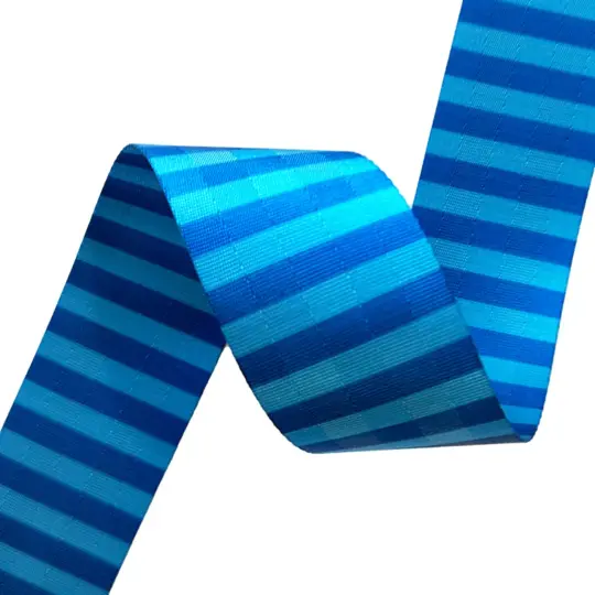 Blue Stripe Webbing 2in x 12yds