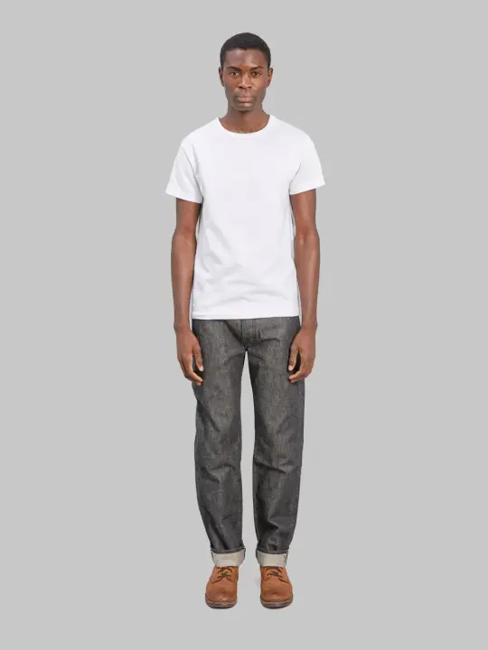 Denime "Lot. 224" 66BModel 14.5oz Regular Straight Jeans Black