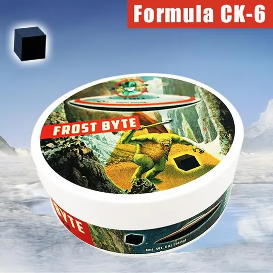 Frost Byte Artisan Shaving Soap | Ultra Premium CK-6 Formula | Now Colder!
