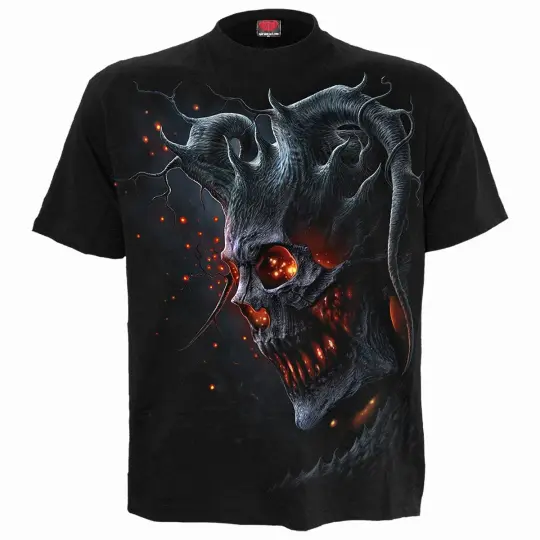 DEATH EMBERS T-Shirt Black - Gothic Fire T-Shirt