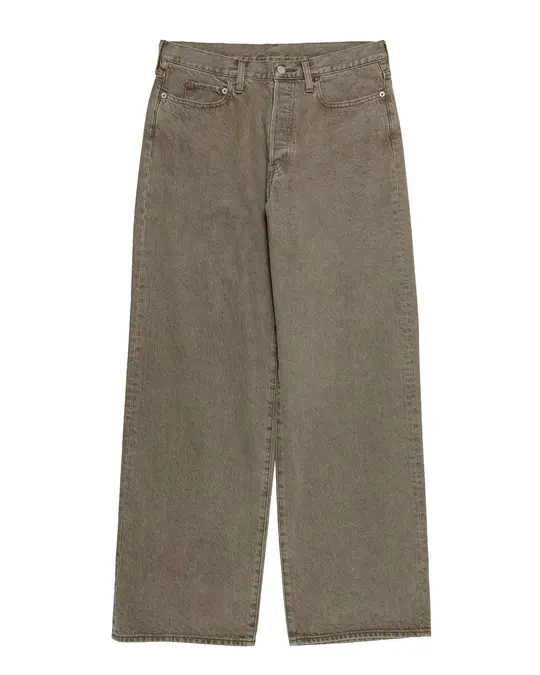 ssstein Loose Color Denim Pants Khaki