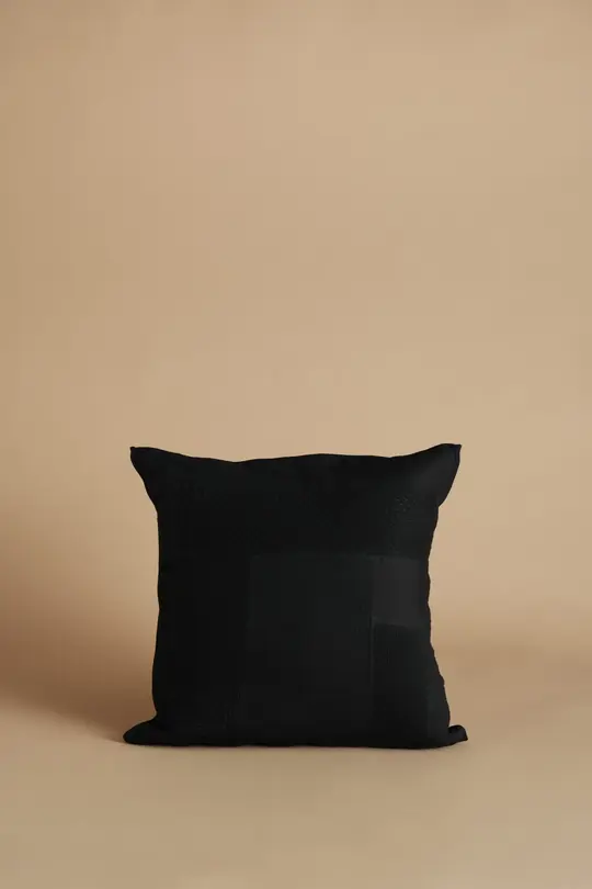 Patchwork and Kantha cushion cover