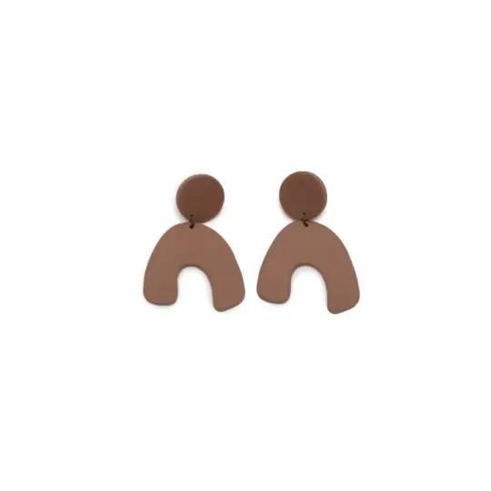 Nadia Earrings in Mauve