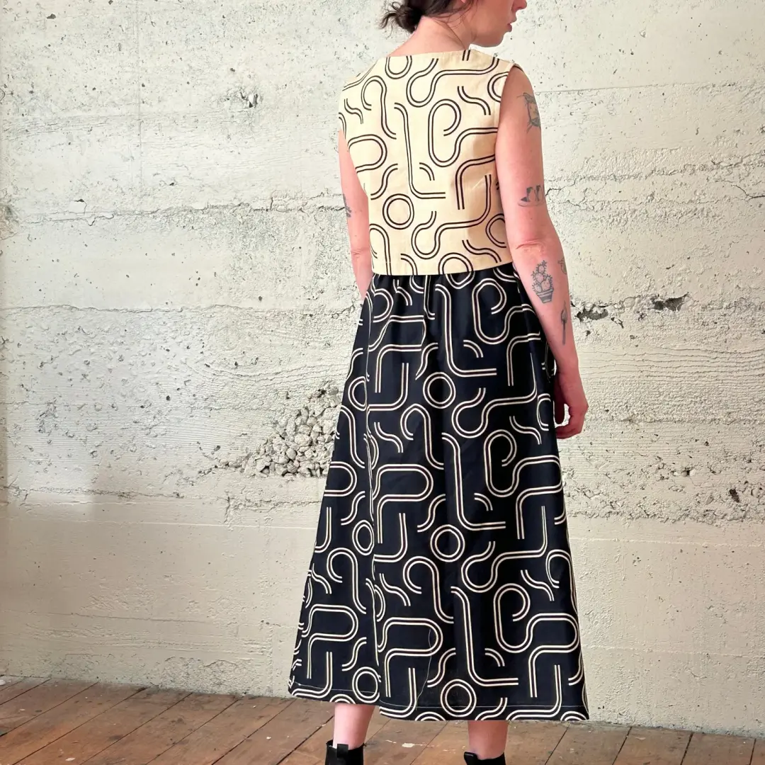 Charlie Skirt - Macaroni Black