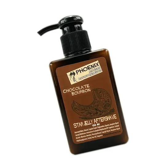 Chocolate Bourbon Star Jelly Aftershave ~ A Whole New Species of Aftershave - Lightly Mentholated | 150 Ml
