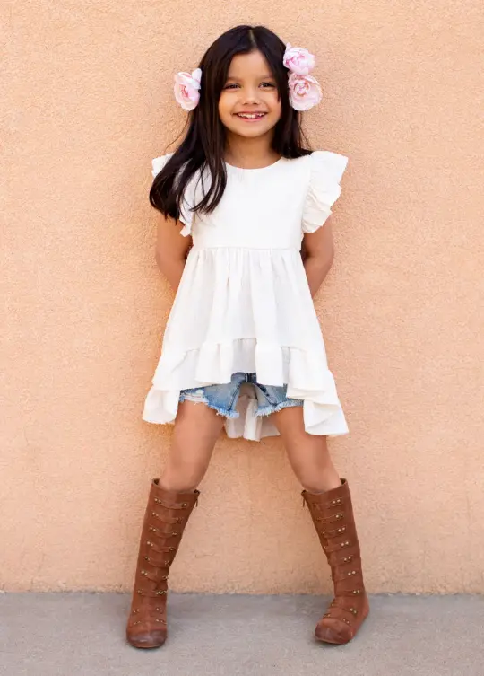 Zelda Top in Cream