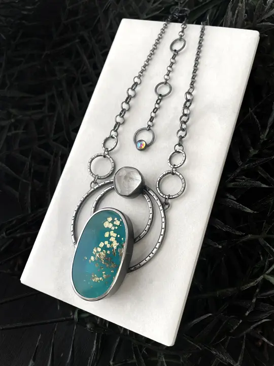 Glowing Tsunami Necklace