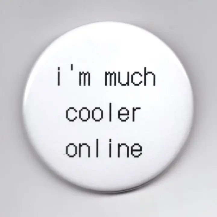 online button pin