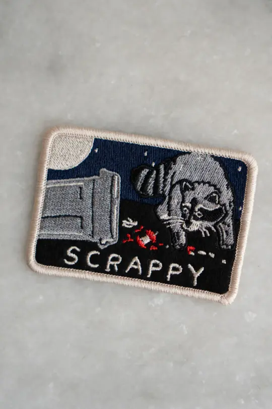 Scrappy Raccoon (Trash) - Sticky Patch