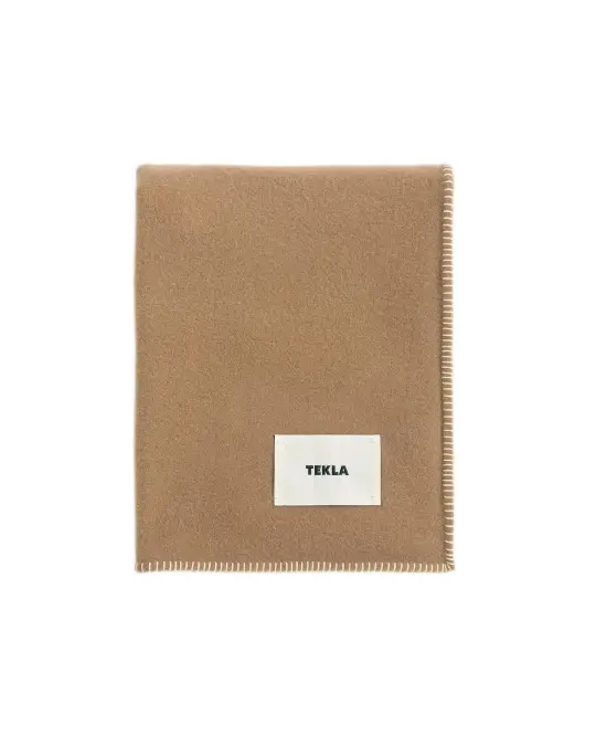 Tekla Lambswool Blanket Oak