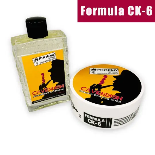 Cavendish Artisan Shaving Soap & Aftershave Bundle Deal | Ultra Premium CK-6 Formula