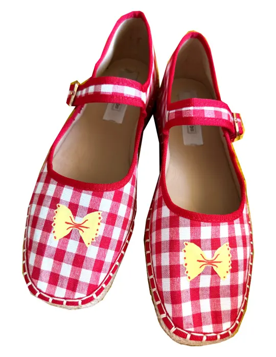 New! La Pasta! Bow Espadrille Mary Jane