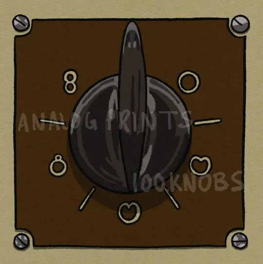 #100knobs  006/100 Pattern Selector POSTER