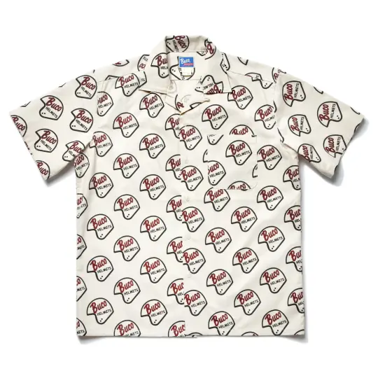 BUCO OPEN-COLLAR SHIRT / LOGO