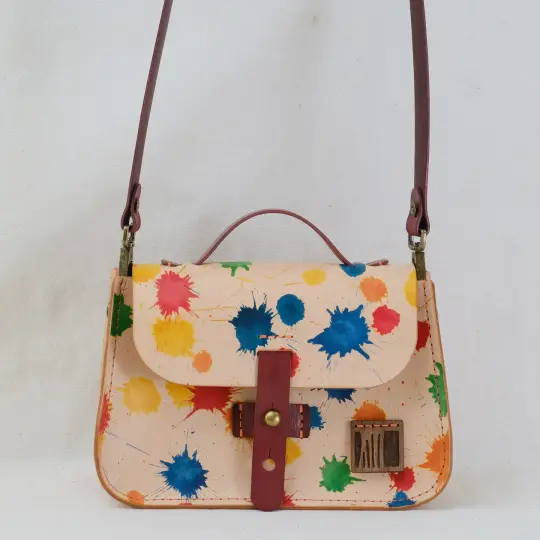 Paint Petite Two-way Purse splatter