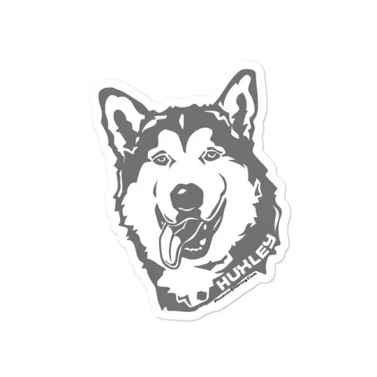 Huxley Vinyl Bubble-Free Stickers | Available in 3 Sizes