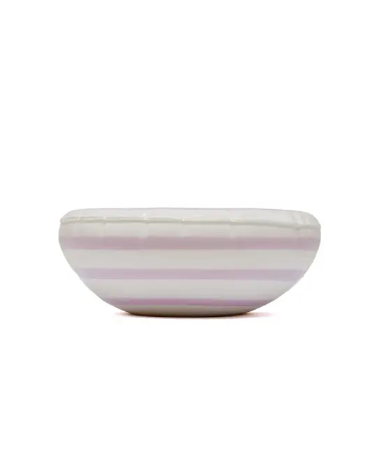 Home Studyo Bowl 'Lisa' Stripes Lavender Gloss