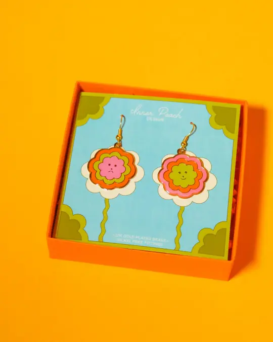 Emo Daisy Earrings