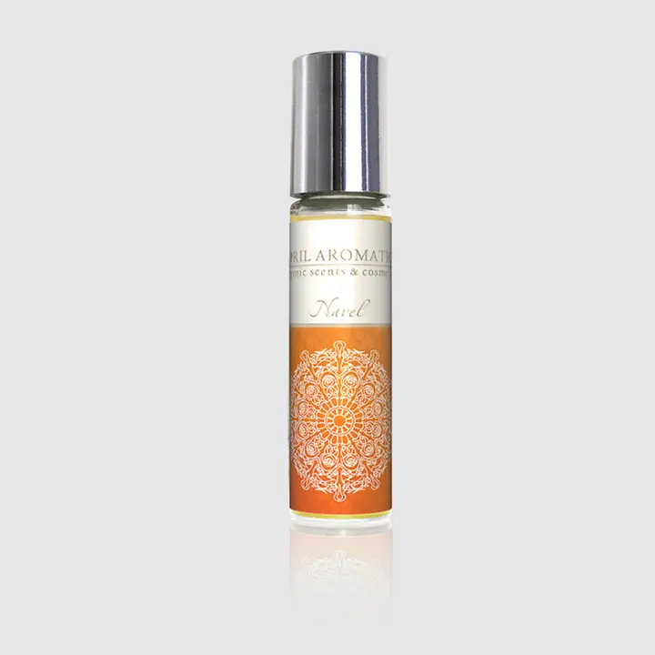 Navel Chakra Oil — botanical chakra oils with gemstones for energy centers by April Aromatics, 10 ml