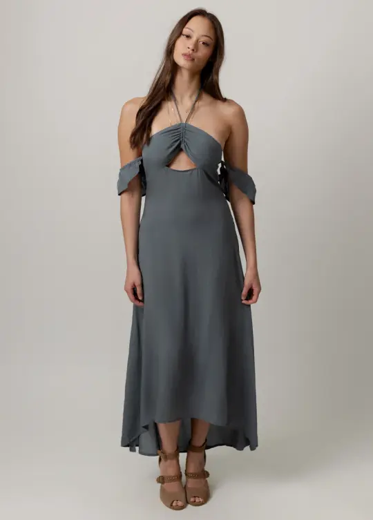 Chillie Dress in Dusty Teal