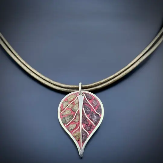 Coleus Leaf Pendant