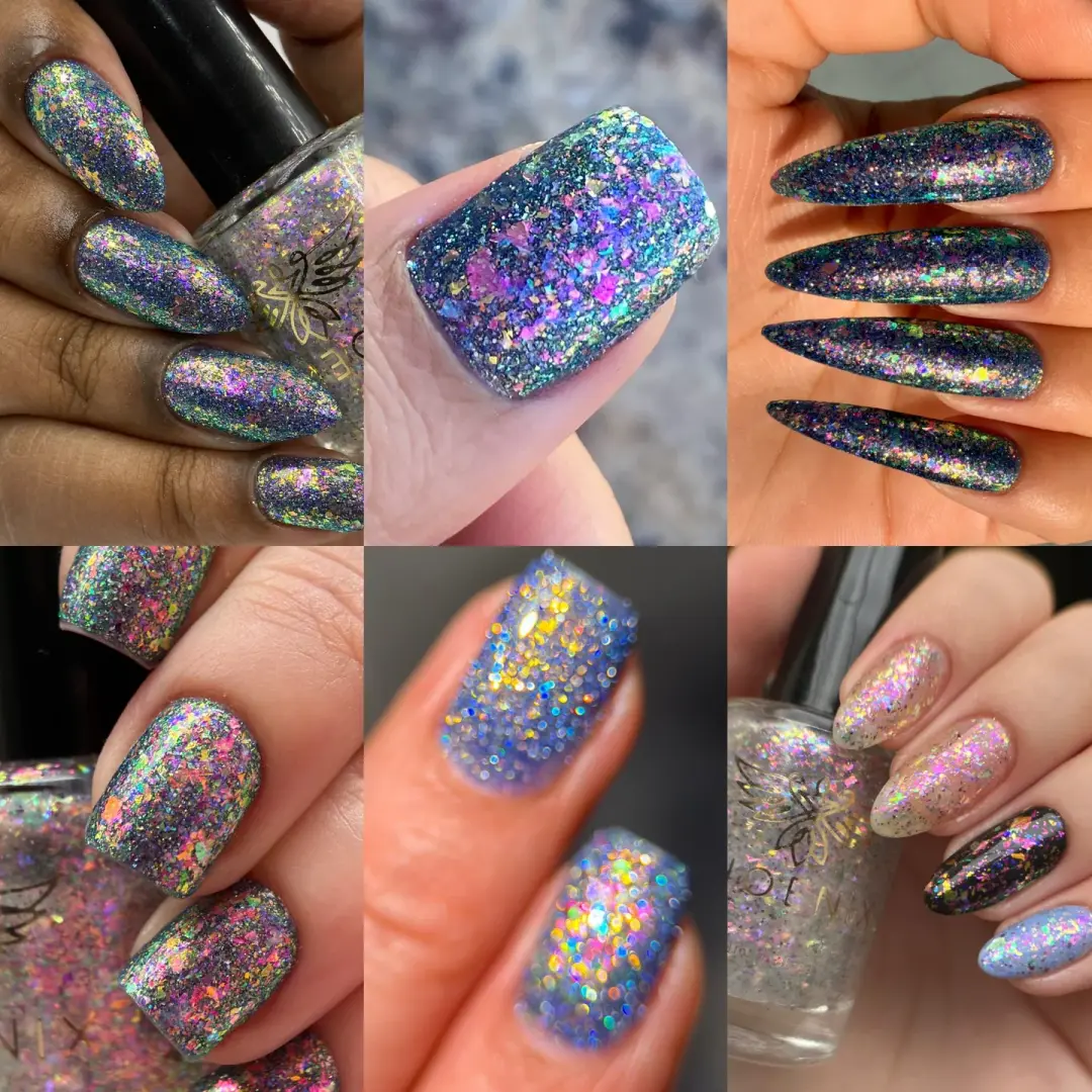 Phoenix Indie Polish: DUO "Dive" (Reflective) and "Sparkling Scales" *OVERSTOCK*