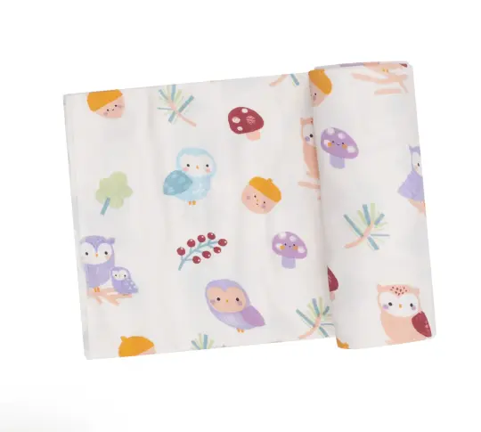 Angel Dear Swaddle Blanket Cute Owls