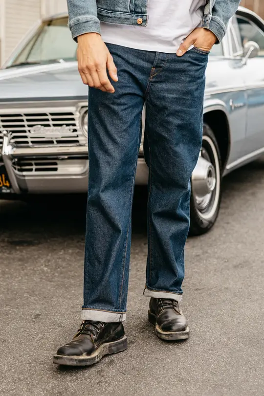 The Pail Loose Straight - Natural Slub Indigo - Brian 12.5oz Selvedge