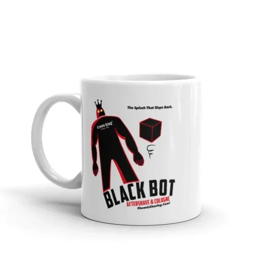 Black Bot Retro Coffee Mug | Available in 2 Sizes