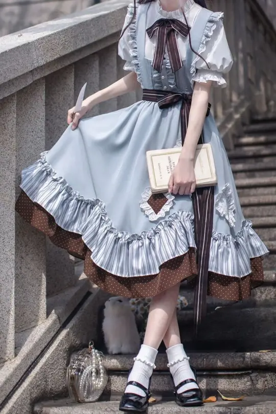 Gentle Patchwork Silky Women's Prom Gown Pale Blue Waist Fitted Maxi Evening Dress Birthday Dress — Fall Outfit 2026 New  RS3386
