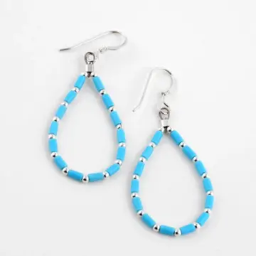 Turquoise Teardrop Earrings