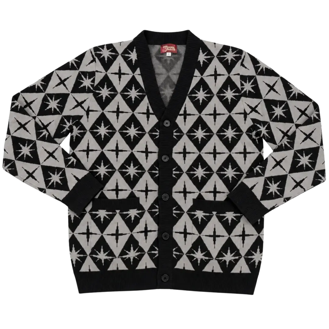 Atomic Noir Cardigan