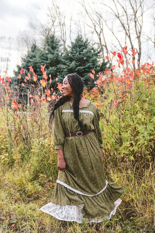 Wilderness Dress in Holly-XS/Small