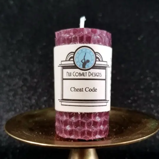 Cheat Code Mini Candle