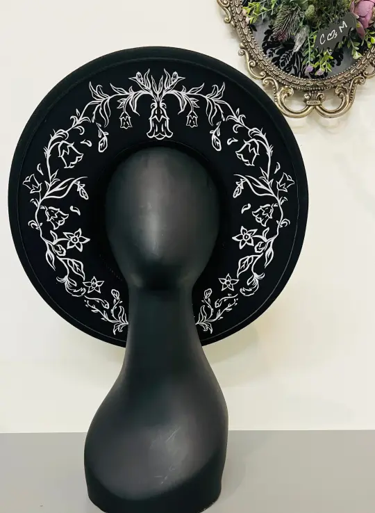 Belladonna Vegan Felt XL Brim Hat