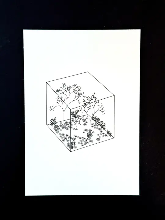Urban Garden — 5x7" pen plot