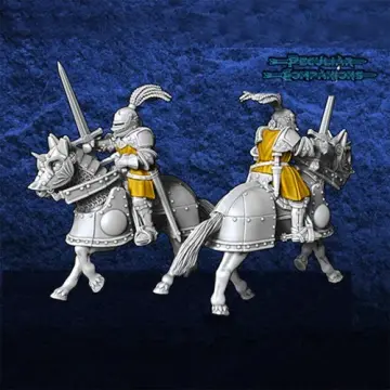 Unpainted 28mm 3D-printed King James IV of Scotland mounted character — tabletop miniatures for historical wargaming, D&D & Pathfinder